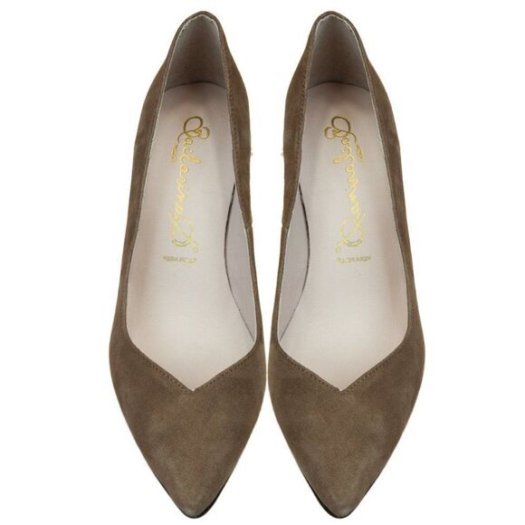Damaged/Store Return Bailarinas SCILLA CUE Camel Suede Classic Pump - Picture 1 of 8